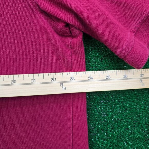 Houston Astros Polo Shirt Mens Large/XL Red Vintage Y2K MLB Baseball Sports - Picture 5 of 8